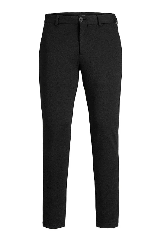 Warm Men's Wool-Blend SuitsMarco Phil Trousers - Black