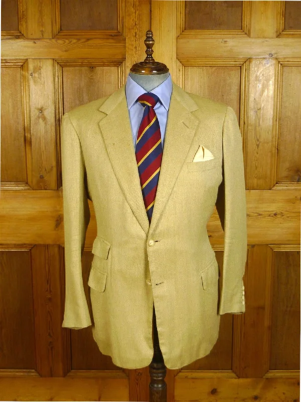 Men's Suits with Shawl Lapels080824/09 anderson & sheppard 2000 savile row bespoke linen silk & cashmere sports jacket blazer 47 regular