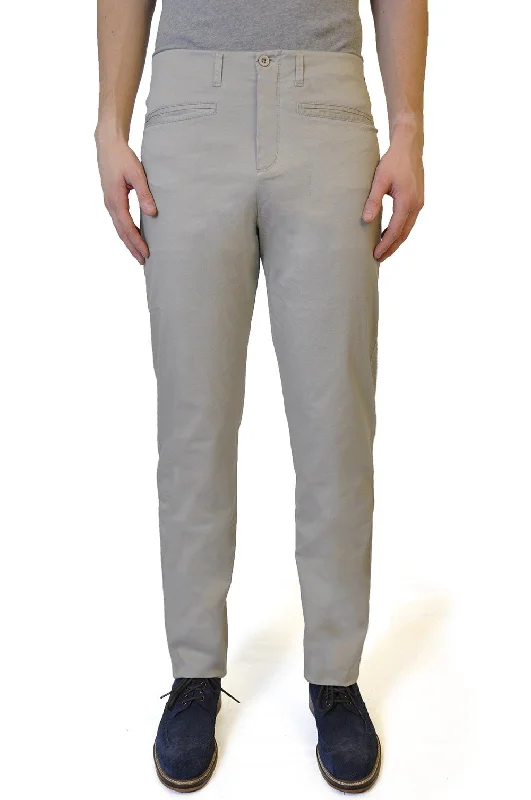 Men's Suits with SuspendersBeige Slim Fit Stretch Chino Trouser