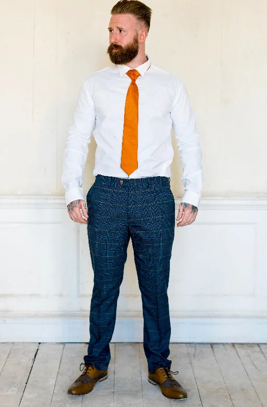 Men's Suits with Three-Button JacketsMarc Darcy Jenson Checked Trousers