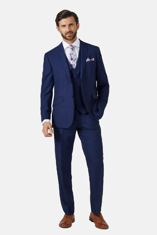 Men's Suits with Flap PocketsSkopes 3PC Harcourt Navy (*€345 Incl. Shirt / Tie)