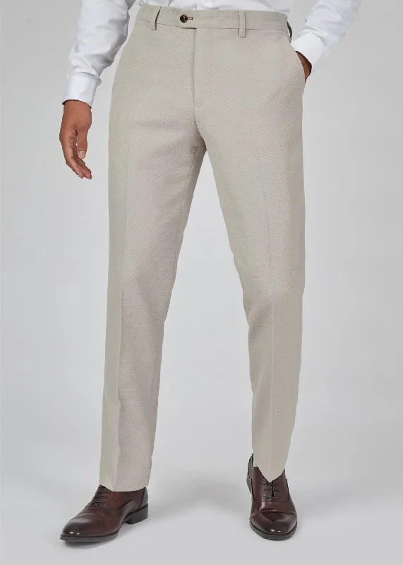 Men's Suits for Cocktail PartiesMarc Darcy HM5 Stone Trousers