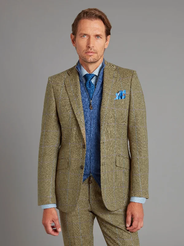 Men's Suits for Every OccasionEaton Jacket - Lavender/Brown Windowpane Tweed