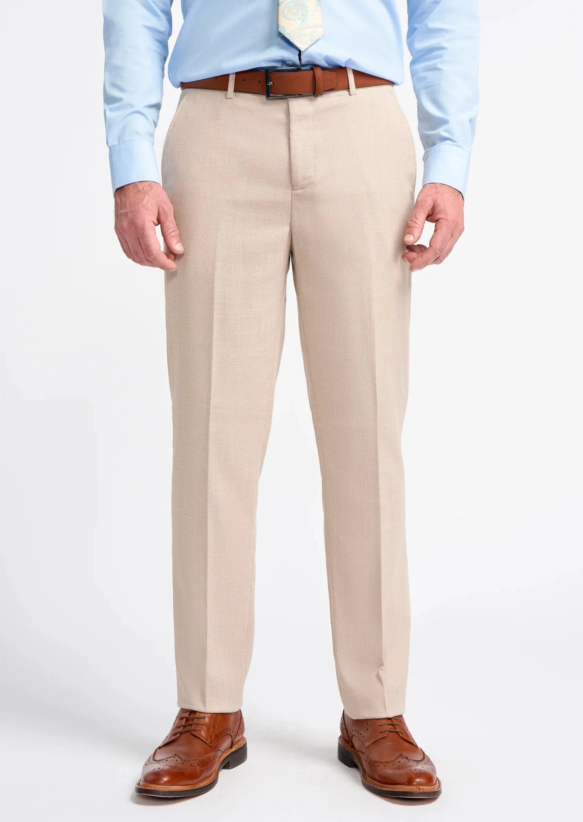 Men's Suits with Personalized LiningsCavani Miami Beige Trousers