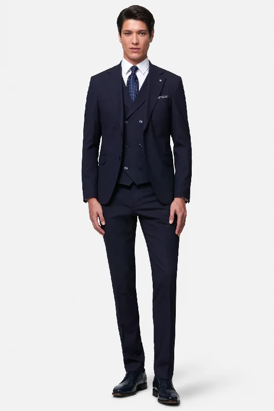 Men's Suits with Cotton LiningsAustin Navy 3PC | DB WC