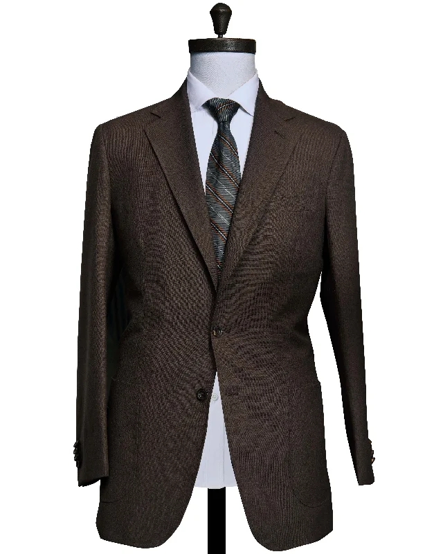 Unique Men's Made-to-Measure SuitsDugdale Fine Worsted - Brown Jacket