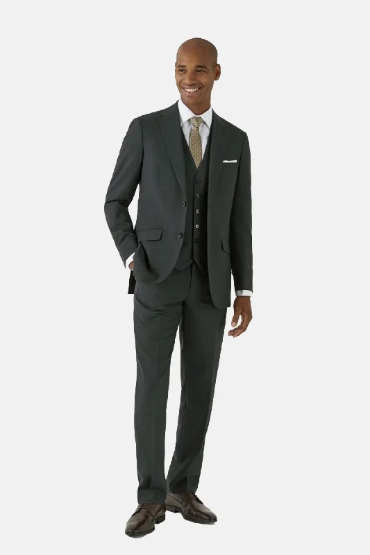 Men's Suits with Single VentsSkopes 3PC Harcourt Green (*€345 Incl. Shirt / Tie)