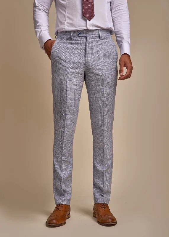 Men's Suits with Tweed FabricsCavani Caridi Sky Suit Trousers