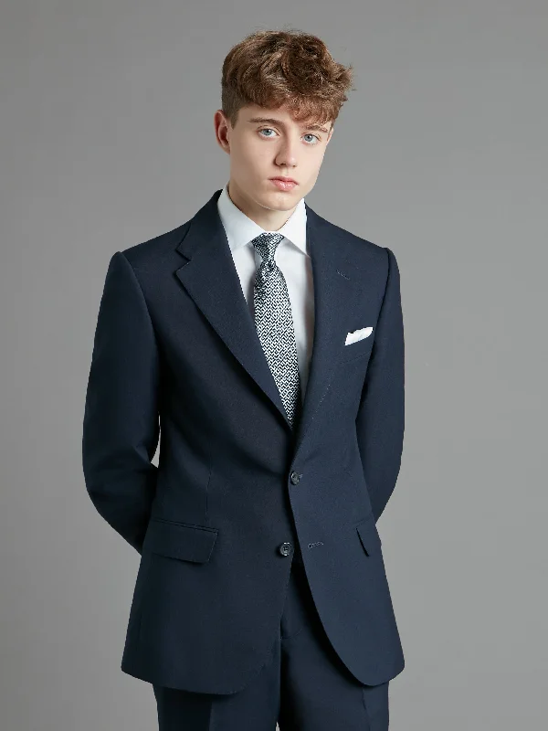 Men's Suits with Mother-of-Pearl ButtonsMayfair Jacket - Plain Navy