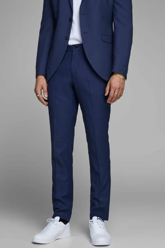 Men's Suits with Slim FitsClassic Suit Trousers Slimfit - Medieval Blue