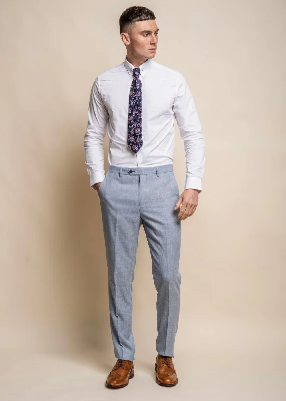 Best Men's Tailored SuitsCavani Miami Sky Blue Trousers