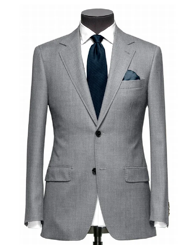 Essential Men's Business SuitsVBC Jacket: Ash Grey Flannel