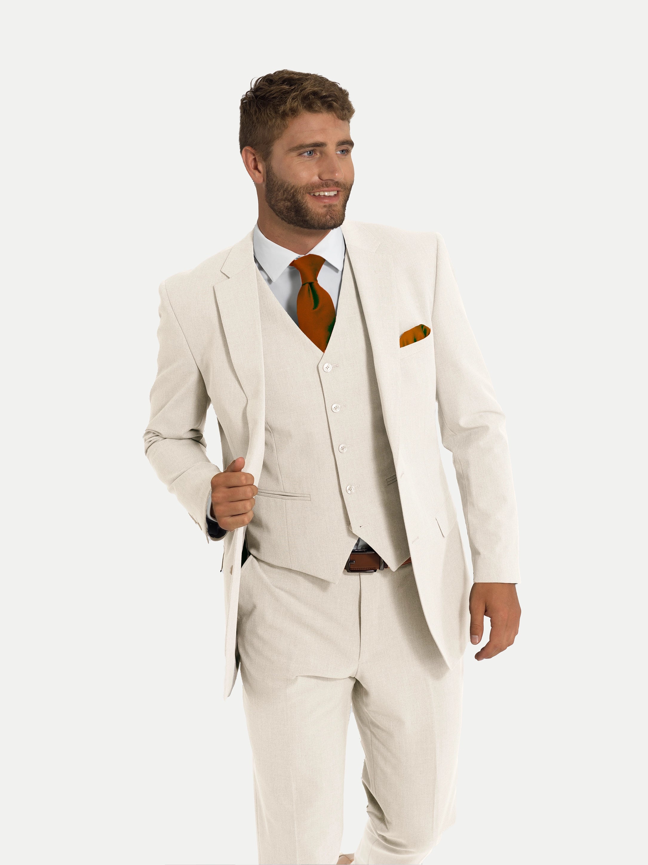 Men's Suits for Cocktail PartiesTan Suit Jacket