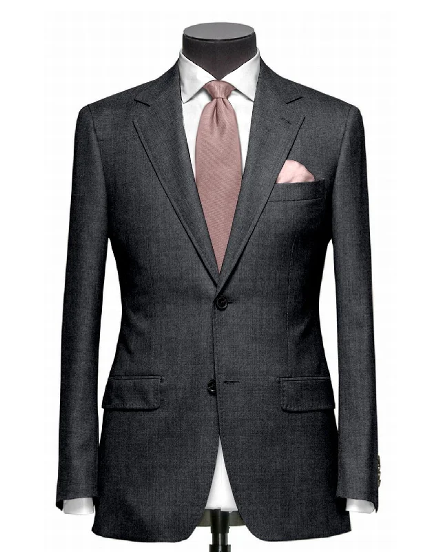 Men's Suits with Heavy-Duty ButtonsVBC Jacket: Bluish Grey Flannel