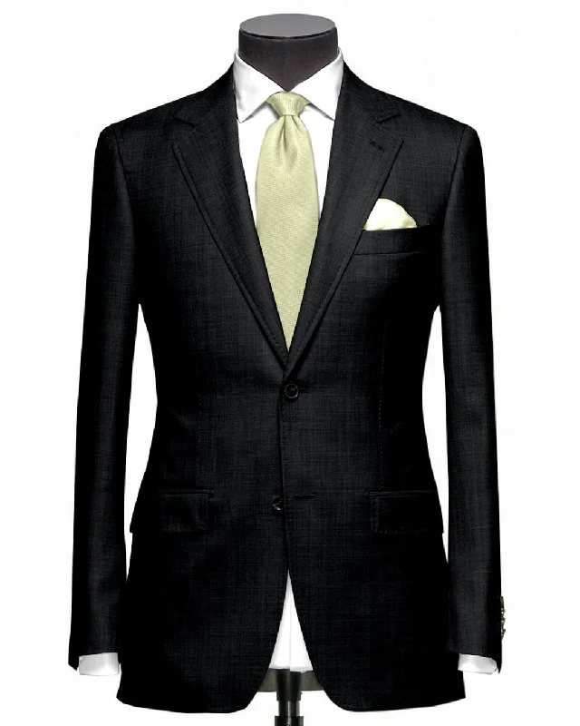 Men's Suits with Linen-Blend FabricsDugdale Fine Worsted  - Navy Plain