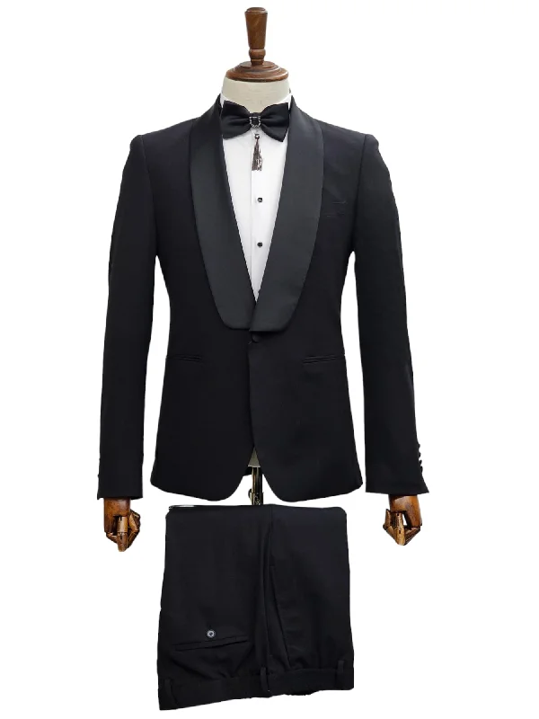 Men's Suits with Phone PocketsGTRVL1SX-01 BLACK