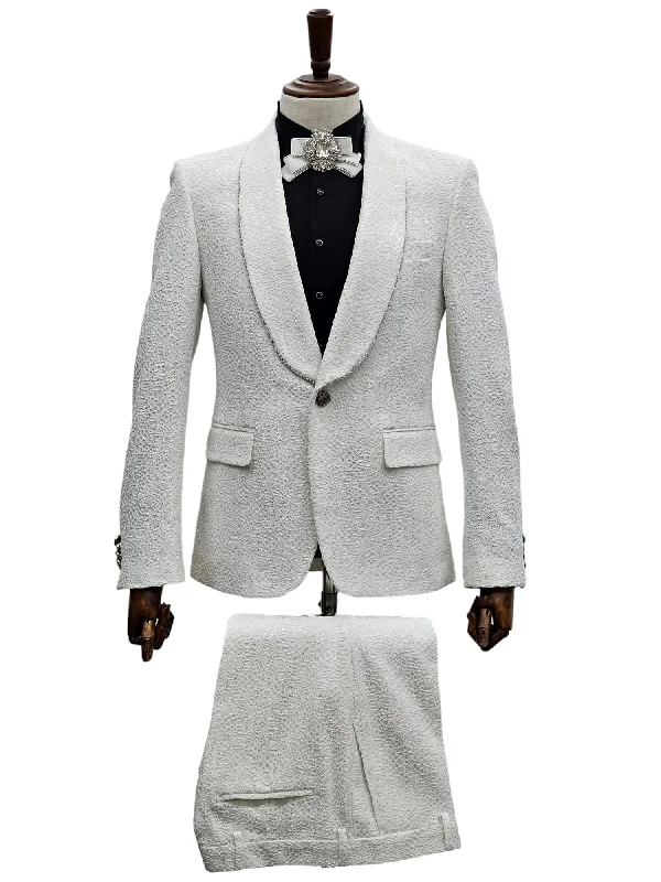 Men's Suits for Cold WeatherGT1ST-S533 WHITE