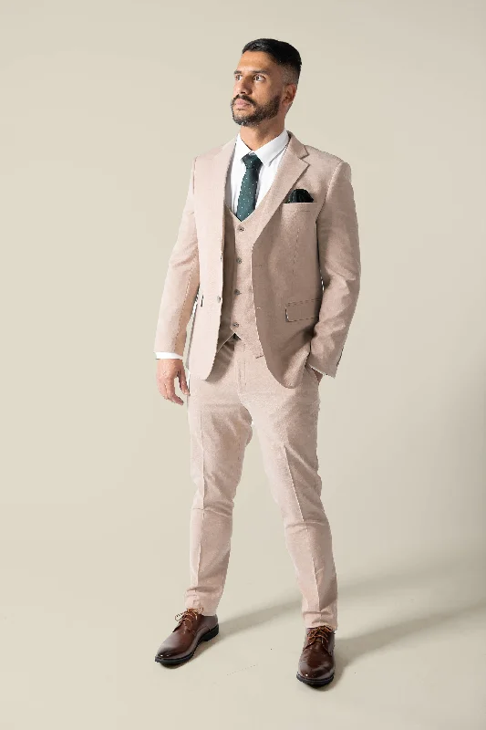 Men's Suits with Patch PocketsMens Tan Suit