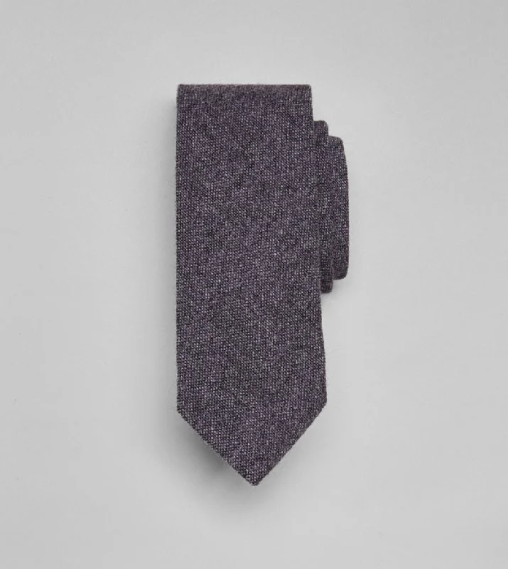 Men's Suits for Formal EventsGrey Pure Cashmere Solid Tipped Tie