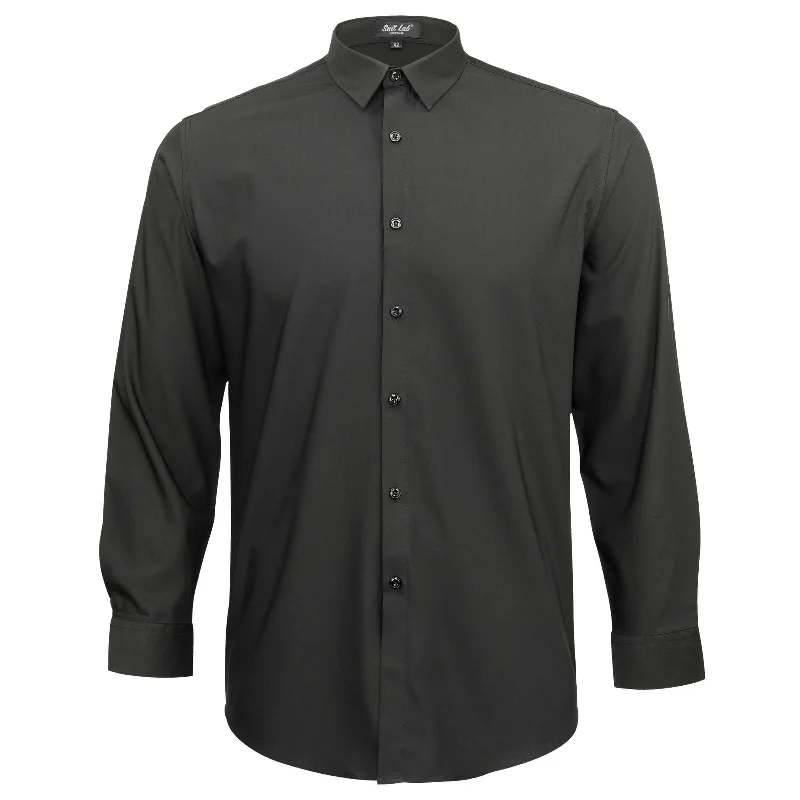 Men's Suits for Warm WeatherMens Dress Shirt Black