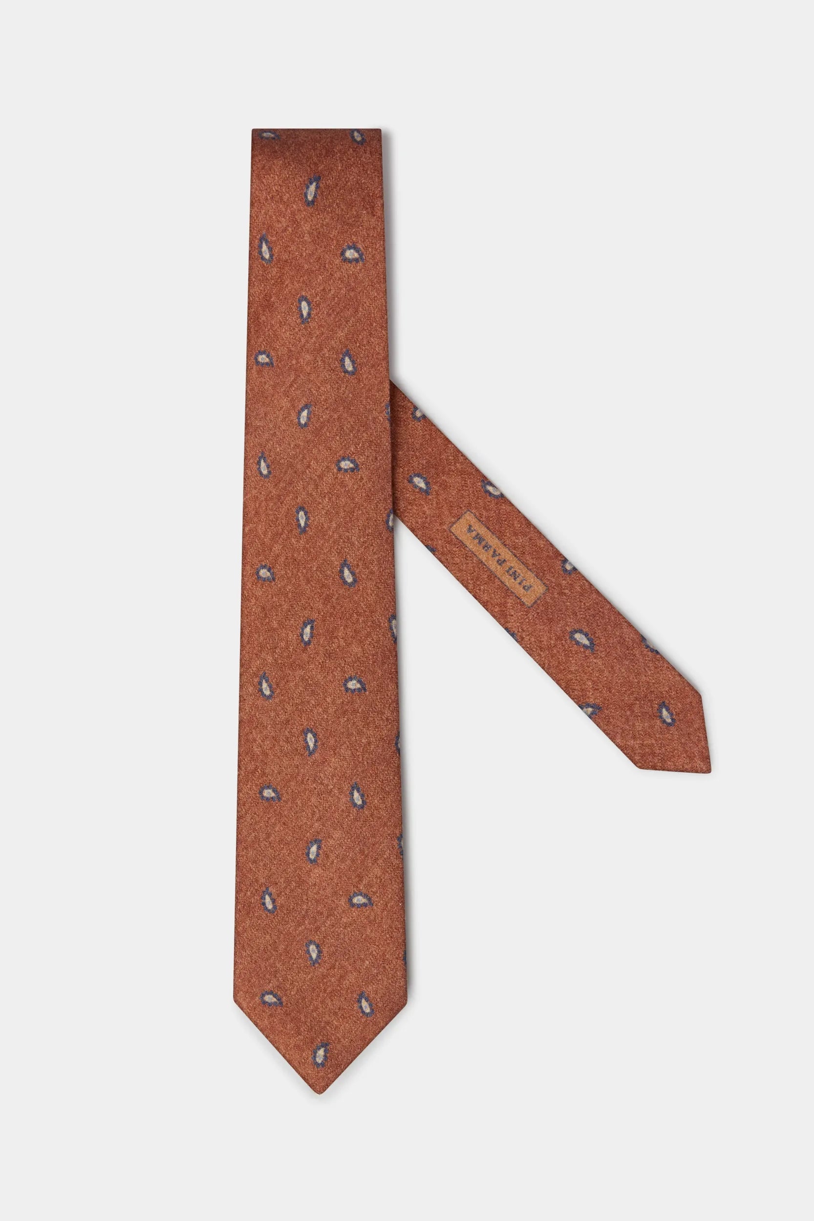 Men's Suits with Notched LapelsRusty paisley tie - Made In Italy