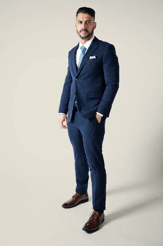 Men's Suits with Half-Canvas ConstructionsMens Duke Of Navy Suit