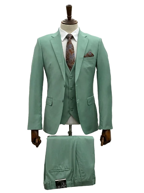 Durable Men's Wool SuitsEF2N+V-8129 MINT