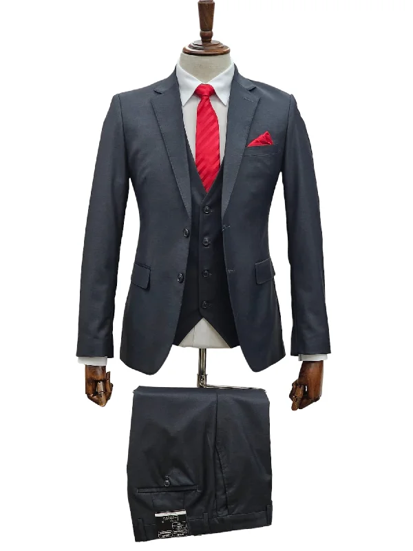 Men's Suits for Job InterviewsEF2N+V-8129 CHARCOAL