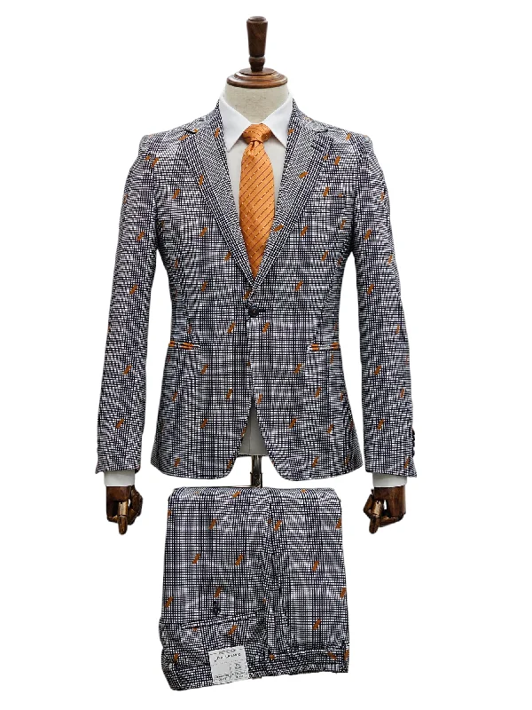 Men's Suits with Breathable FabricsGTRVL1N-782 GREY/ORANGE