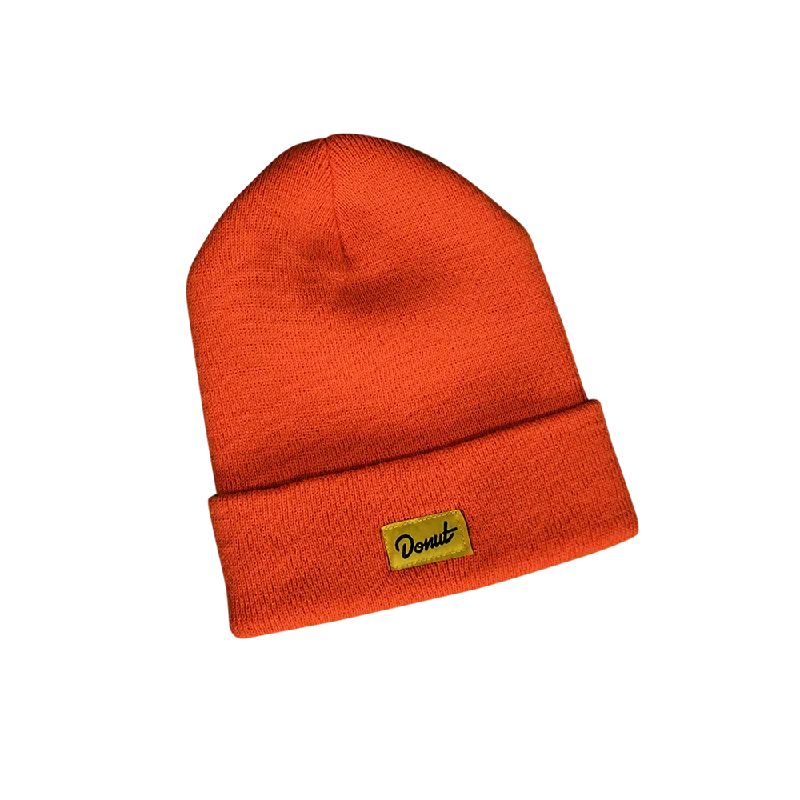 Men's Shirts with Contrast CollarsDonut Box Logo Beanie - Orange