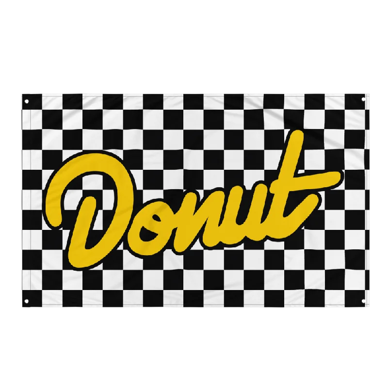 Men's Shirts with Full PlacketsDonut Flagged Flag