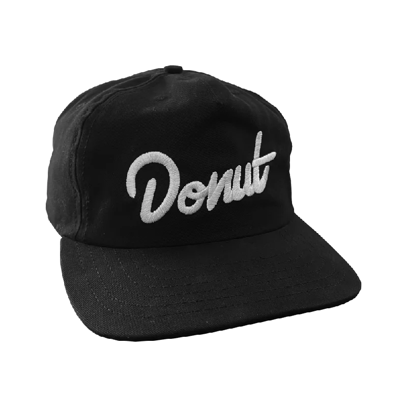 Men's Shirts with Moisture-Wicking FabricDonut Snapback Hat 2.0 - Black