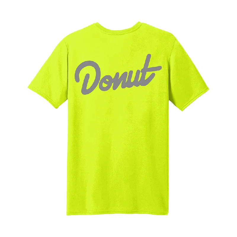 Layered Men's VestsDonut T-Shirt - Safety Green