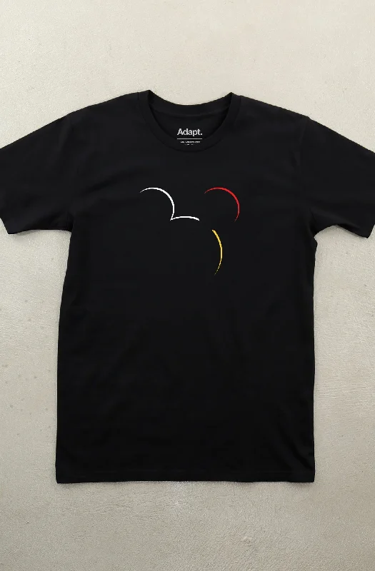 Men's Shirts with Snap ButtonsDot Eclipse (Men's Black A1 Tee)