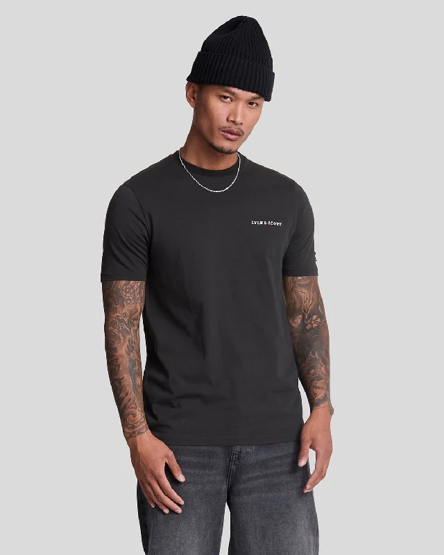 Men's Shirts with High NecksEmbroidered T-Shirt