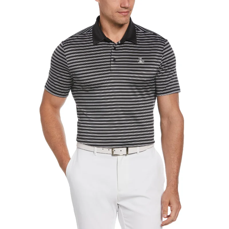 Men's Shirts with Checkered PatternsHeritage Stripe Golf Polo