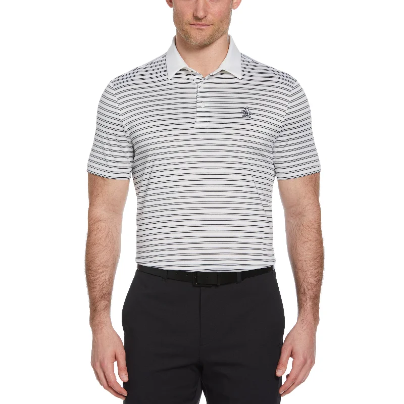 Men's Shirts with Pocket SquaresHeritage Stripe Golf Polo