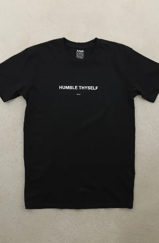 Men's Shirts with Convertible CollarsHumble Thyself II (Men's Black A1 Tee)