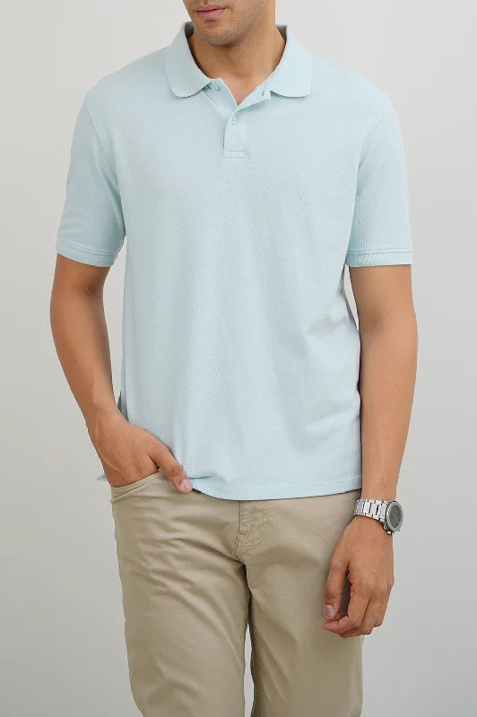 Men's Shirts with Embroidered DesignsKNITTED POLO