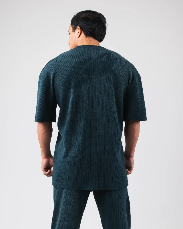 Men's Shirts with Cowl NecksSunfade Bum Shirt - Dark Cyan