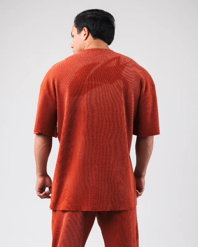 Men's Shirts with Elastic WaistbandsSunfade Bum Shirt - Rust