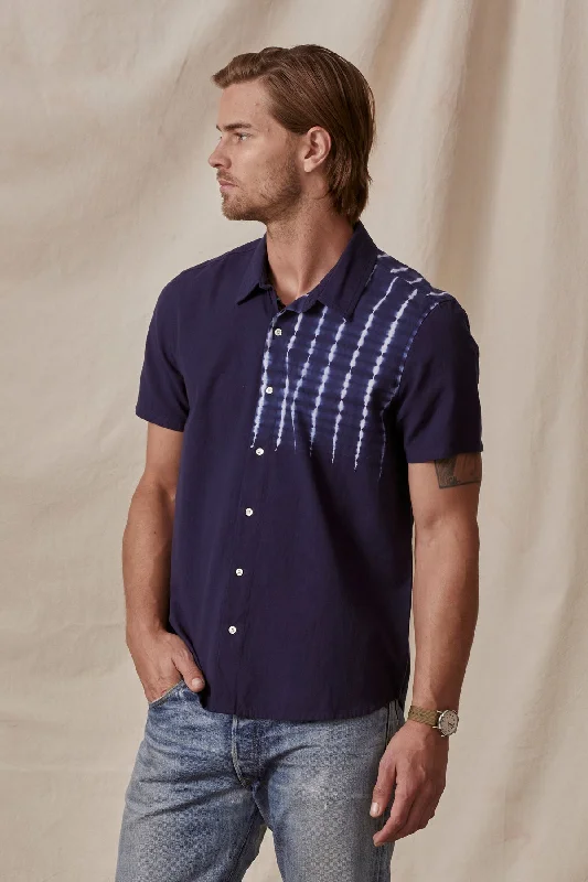 Men's Shirts with Lace-Up HemlinesRAFAEL BUTTON-UP SHIRT