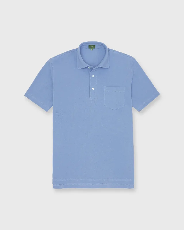 Men's Shirts with Spread CollarsShort-Sleeved Polo in Coastal Pima Pique