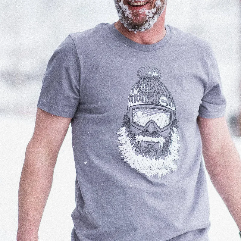 Patterned Men's Hawaiian ShirtsSnow Beard