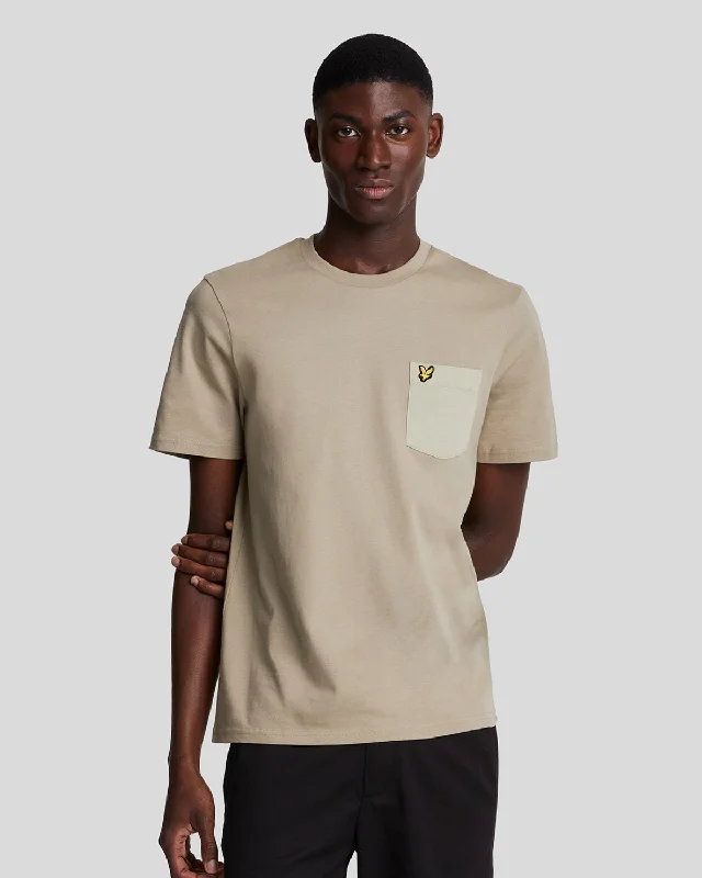 Men's Shirts with Belt LoopsTonal Pocket T-Shirt