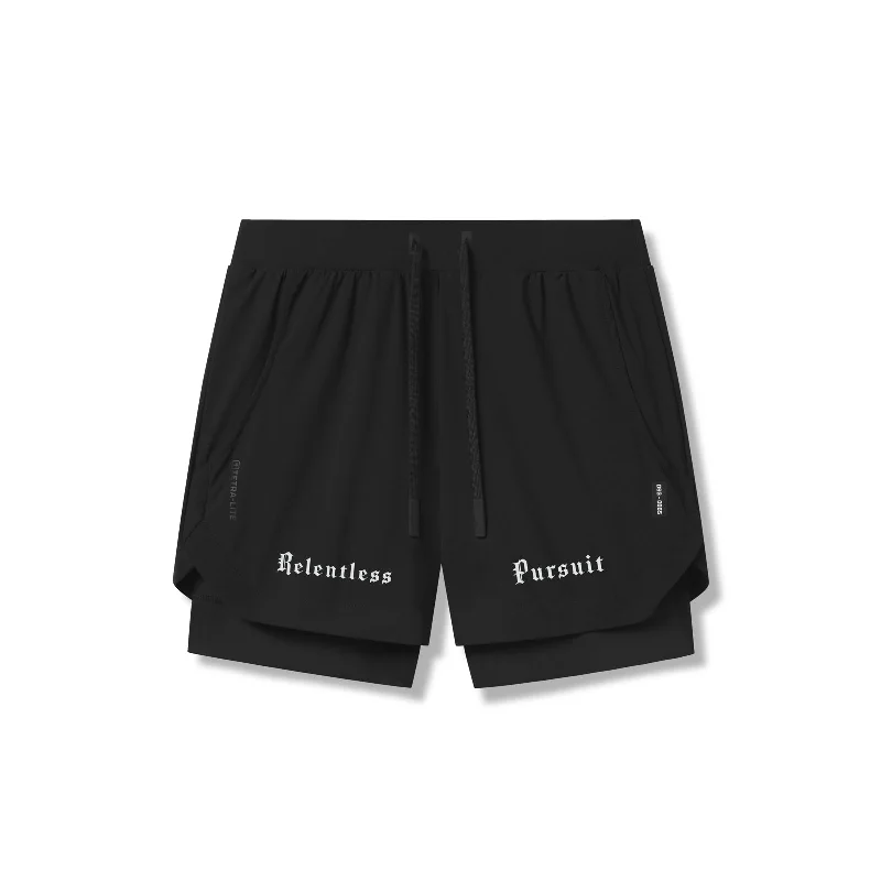 Men's Custom-Fit Pants for a Personalized Touch0865. Tetra-Lite™ 5" Liner Short - Black "RP"/Black