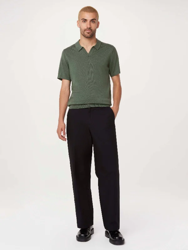 Men's Relaxed-Fit Shirts for Casual ComfortThe Johnny Collar Merino Polo in Light Green