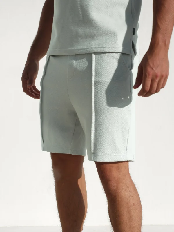 Men's Pants with Hidden ButtonsVerona Shorts - Sage Green