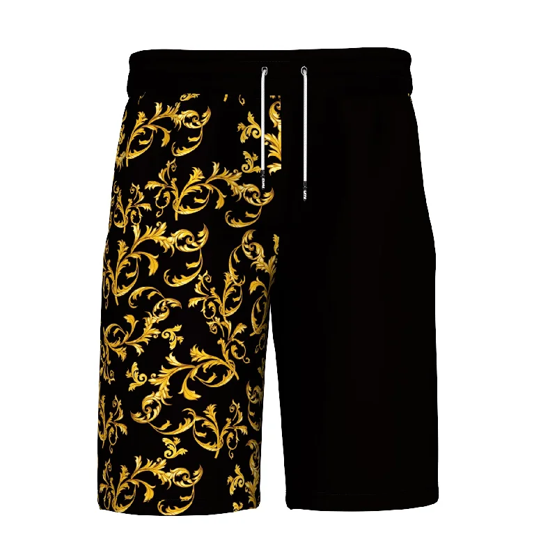 Men's Patterned Pants with Geometric DesignsDignified Shorts