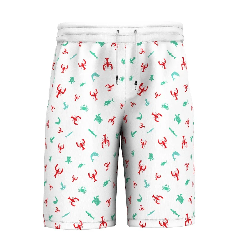 Men's Party Pants for a Fun Night OutDoodle Lobster Shorts